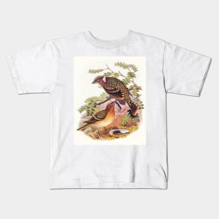 Guttated Bower-bird Kids T-Shirt